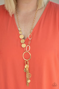 Trinket Trend - Gold Necklace - Paparazzi Accessories 