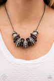 Metro Mantra - Silver Necklace - Paparazzi Accessories