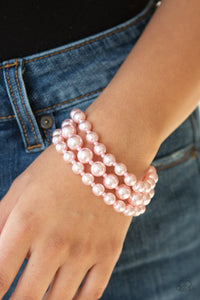 Total PEARL-fection - Pink Bracelet - Paparazzi Accessories