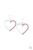 First Date Dazzle - Red Earrings - Paparazzi Accessories
