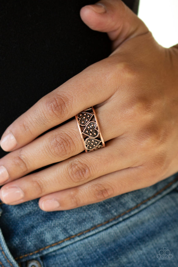 Better Together - Copper Ring - Paparazzi Accessories