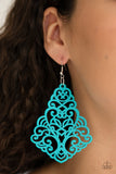 Powers of ZEN - Blue Earrings - Paparazzi Accessories