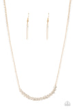 Glamour Glow - Gold Necklace - Paparazzi Accessories