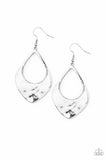 Dig Your Heels In - Silver Earrings - Paparazzi Accessories