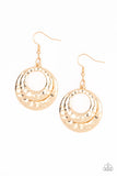 Perfectly Imperfect - Gold Earrings - Paparazzi Accessories