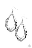 Industrial Imperfection - Black Earrings - Paparazzi Accessories