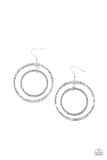 Fiercely Focused - Silver Earrings - Paparazzi Accessories