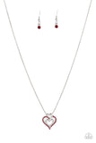 Triple the Beat - Red Necklace - Paparazzi Accessories