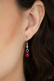 Heart Full of Love - Red Necklace - Paparazzi Accessories