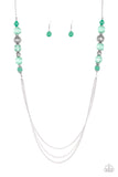 Native New Yorker - Green Necklace - Paparazzi Accessories