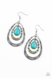 Terra Teardrops - Multi Earrings - Paparazzi Accessories