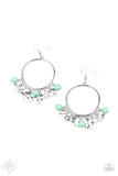 Chroma Chimes - Green Earrings - Paparazzi Accessories