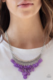Rio Rainfall - Purple Necklace - Paparazzi Accessories