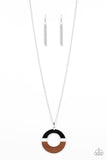 Sail Into The Sunset - Black Necklace - Paparazzi Accessories