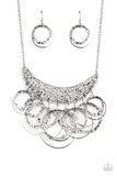 Metro Eclipse - Silver Necklace - Paparazzi Accessories