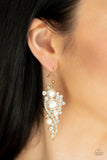 High-End Elegance - Gold Earrings - Paparazzi Accessories
