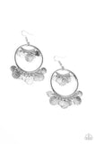 All-CHIME High - Silver Earrings - Paparazzi Accessories