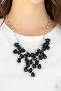 Serenely Scattered - Black Necklace - Paparazzi Accessories