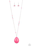 Desert Meadow - Pink Necklace - Paparazzi Accessories