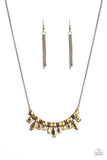 Wish Upon a ROCK STAR - Brass Necklace - Paparazzi Accessories 