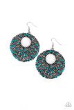 Starry Showcase - Blue Earrings - Paparazzi Accessories