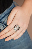 Wouldnt Hurt a BUTTERFLY - Silver Ring - Paparazzi Accessories 