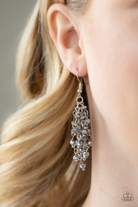 A Taste Of Twilight - Silver Earrings - Paparazzi Accessories
