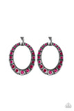All For GLOW - Pink Earrings - Paparazzi Accessories
