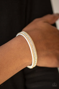 Babe Bling - White Bracelet - Paparazzi Accessories