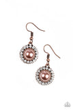 Fashion Show Celebrity - Copper Earrings - Paparazzi Accessories
