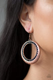 Go-Go Glow - Copper Earrings - Paparazzi Accessories