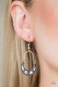 Industrially Indigenous - Silver Earrings - Paparazzi Accessories