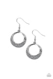 Socialite Luster - Silver Earrings - Paparazzi Accessories