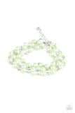 Stage Name - Green Bracelet - Paparazzi Accessories