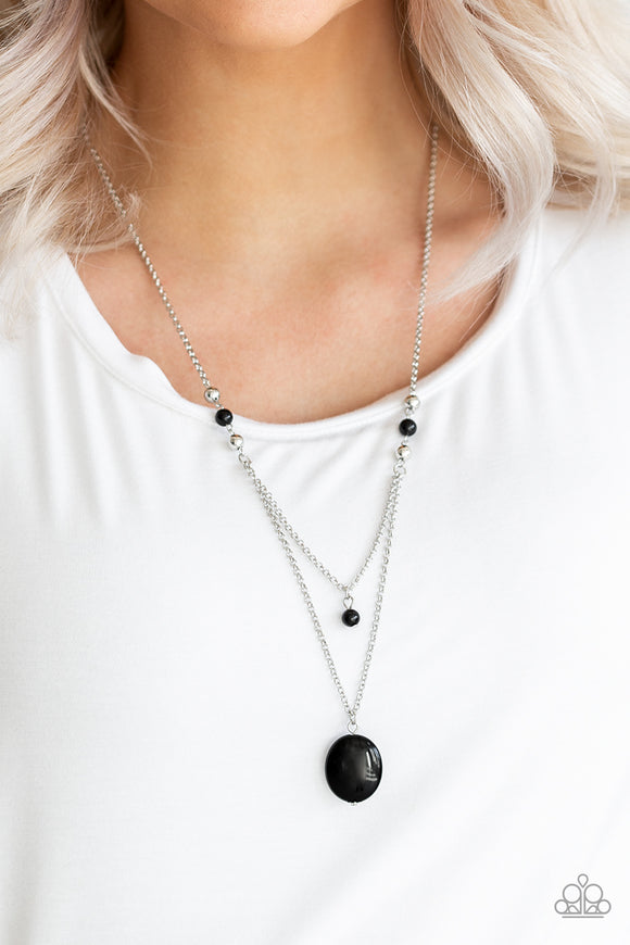 Time To Hit The ROAM - Black Necklace - Paparazzi Accessories
