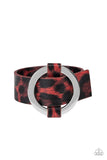 Jungle Cat Couture - Red Wrap Bracelet - Paparazzi Accessories