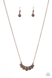 Melodic Metallics - Copper Necklace - Paparazzi Accessories 