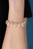 Obviously Ornate - Rose Gold Bracelet - Paparazzi Accessories 