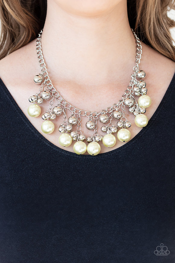 Pearl Appraisal - Yellow Necklace - Paparazzi Accessories