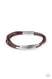 Power CORD - Brown Bracelet - Paparazzi Accessories
