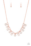 Top Dollar Twinkle - Copper Necklace - Paparazzi Accessories 