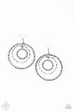 Texture Takeover - Silver Earrings (Fashion Fix) - Paparazzi Accessories