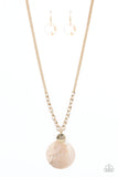 A Top-SHELLer - Gold Necklace - Paparazzi Accessories 