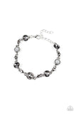 Stargazing Sparkle - Silver Bracelet - Paparazzi Accessories 