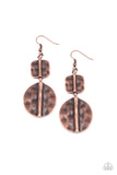 Lure Allure - Copper Earrings - Paparazzi Accessories