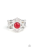 Decadently Dreamy - Red Ring - Paparazzi Accessories