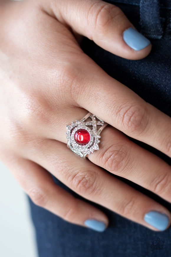 Decadently Dreamy - Red Ring - Paparazzi Accessories