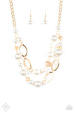   High Roller Status - Gold Necklace - Paparazzi Accessories 