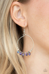 Holographic Hoops - Multi Earrings - Paparazzi Accessories