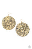 Animal Planet - Gold Earrings - Paparazzi Accessories